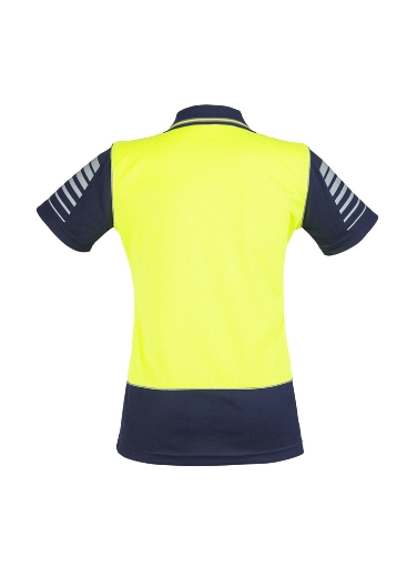 Picture of Syzmik, Womens Hi Vis Zone Polo